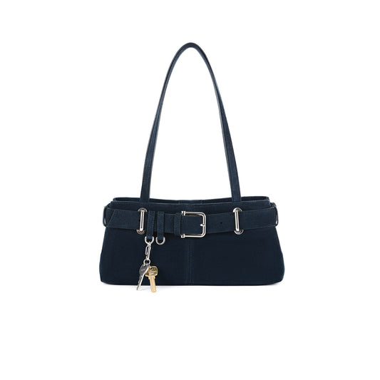 OSOI - SHOULDER BROCLE MINI [SUEDE NAVY]