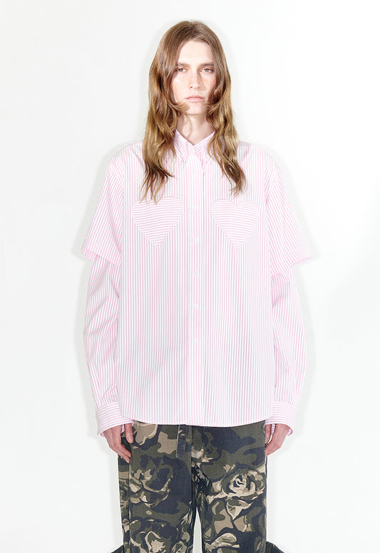 OPEN YY -  SLEEVE PROTECTOR SHIRT, PINK