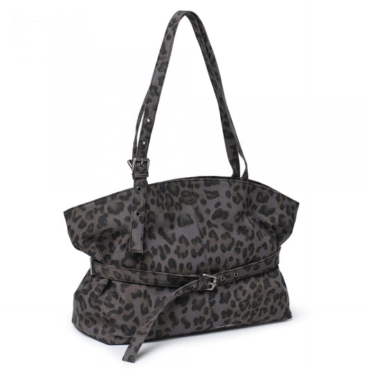 SAMO ONDOH - le belt bag L leopard noir
