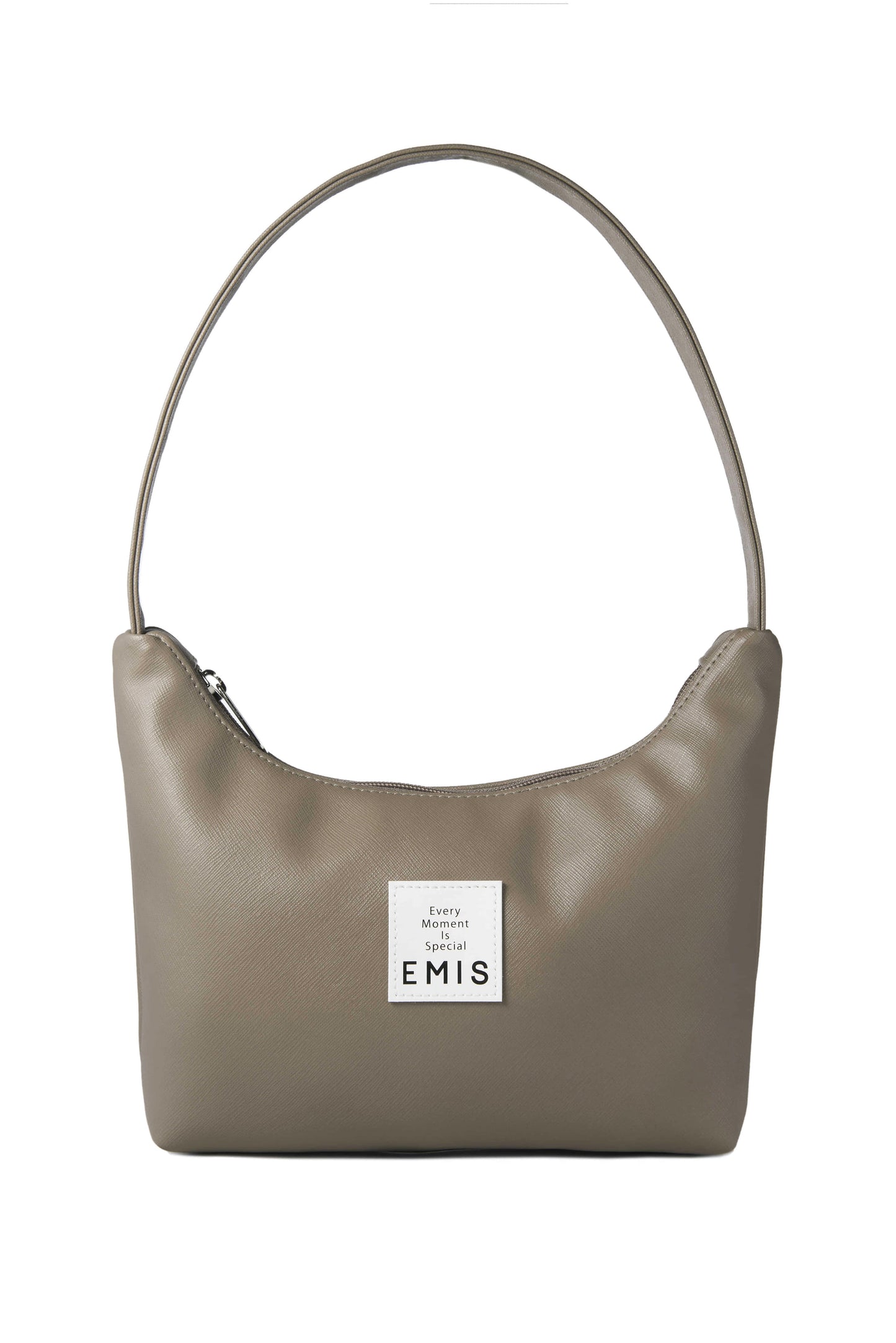 EMIS - LEATHER HOBO BAG BROWN