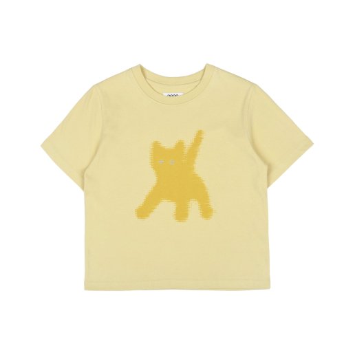 AEAE -  FLASHED CATS EYE CROP T-SHIRTS [YELLOW]