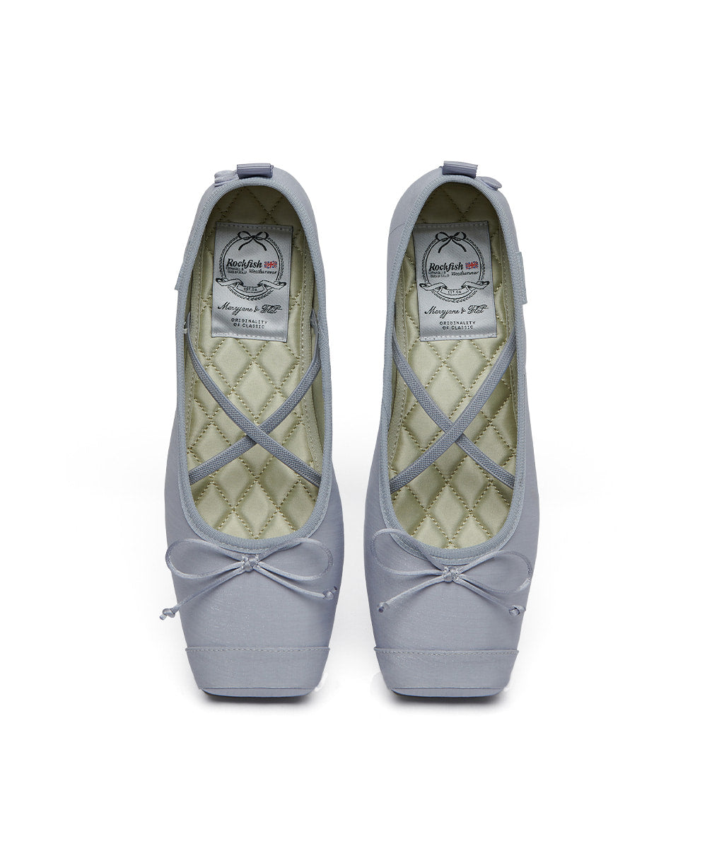 ROCKFISH WEATHERWEAR - TOE CAP BALLET FLATS / BLUE