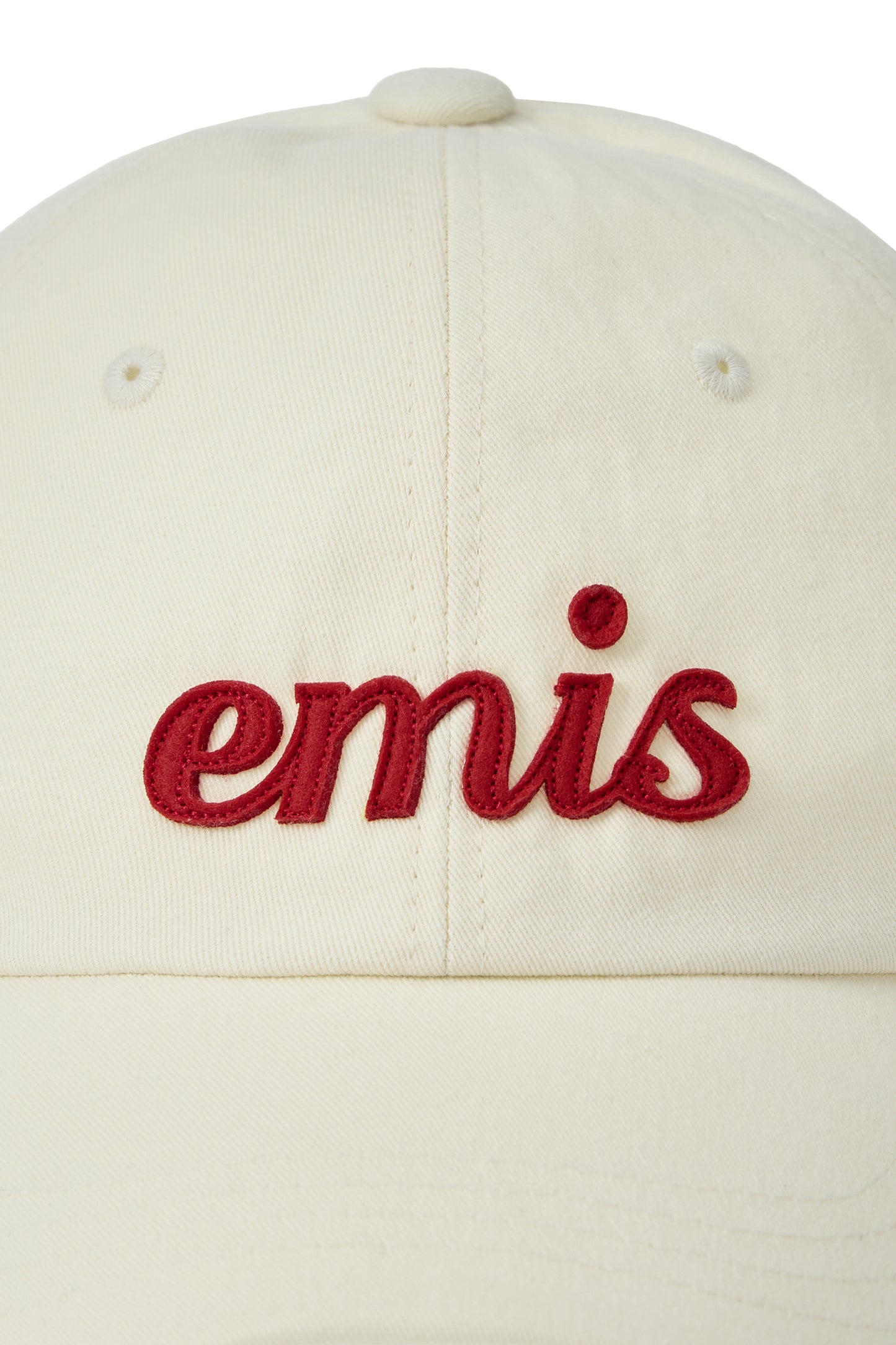 EMIS - APPLIQUE BALL CAP-CREAM Jisoo's pick (DISPATCH IN 48HRS)