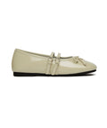 ROCKFISH WEATHERWEAR - SQUARE TOE TWO STRAP MARYJANES(ENAMEL) BUTTER