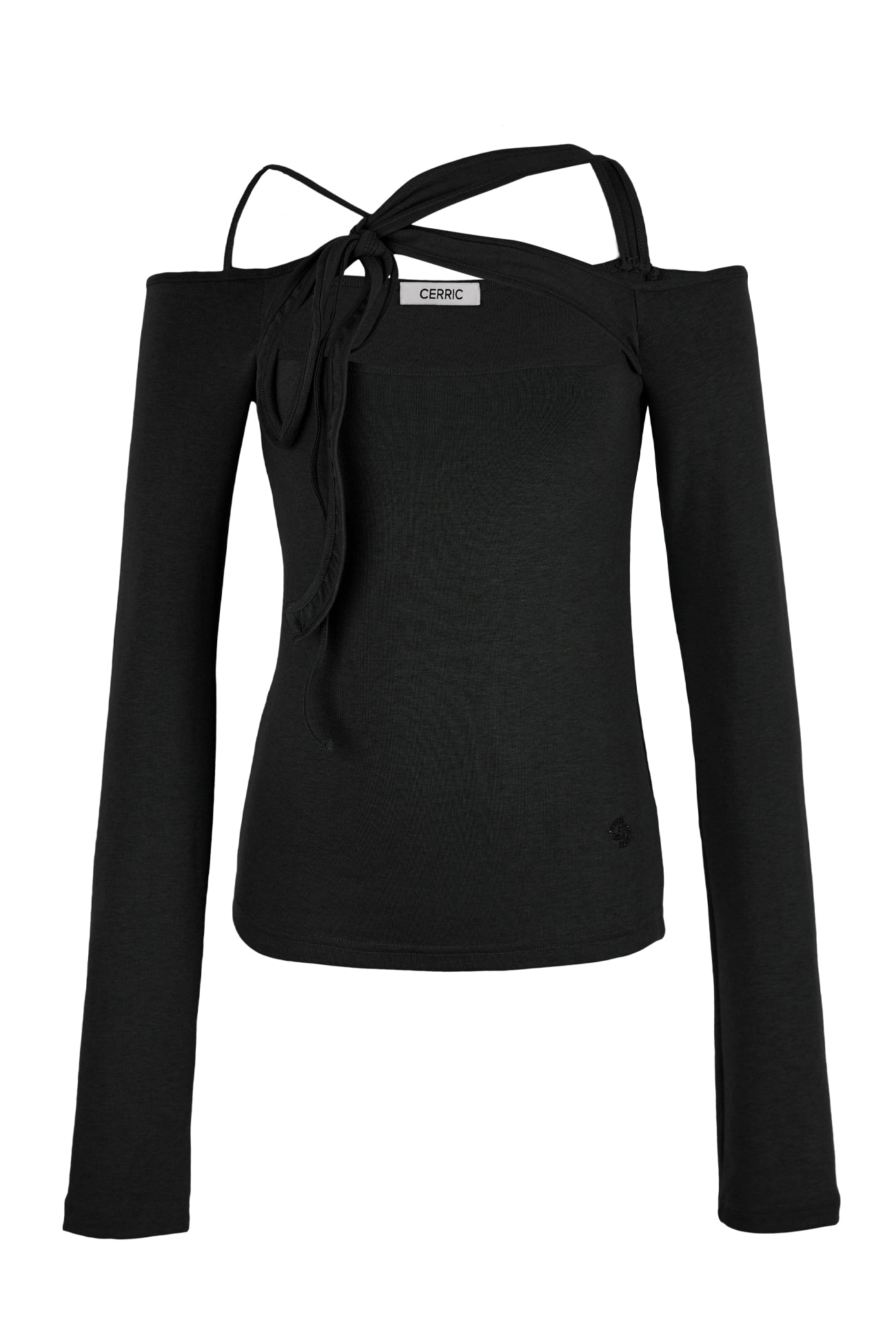 CERRIC -  TANGLE STRAP TOP / BLACK