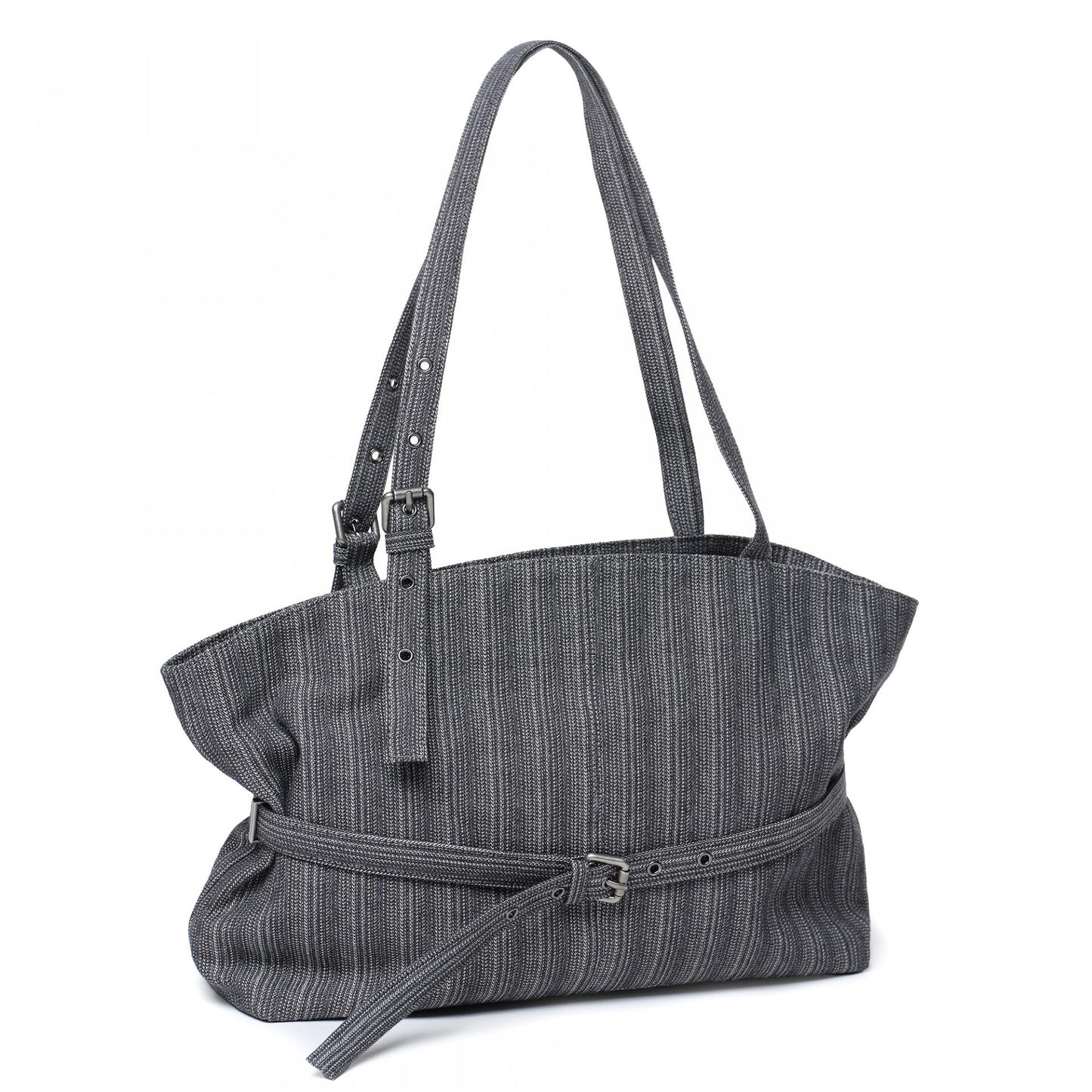 SAMO ONDOH - le belt bag L stripe gray