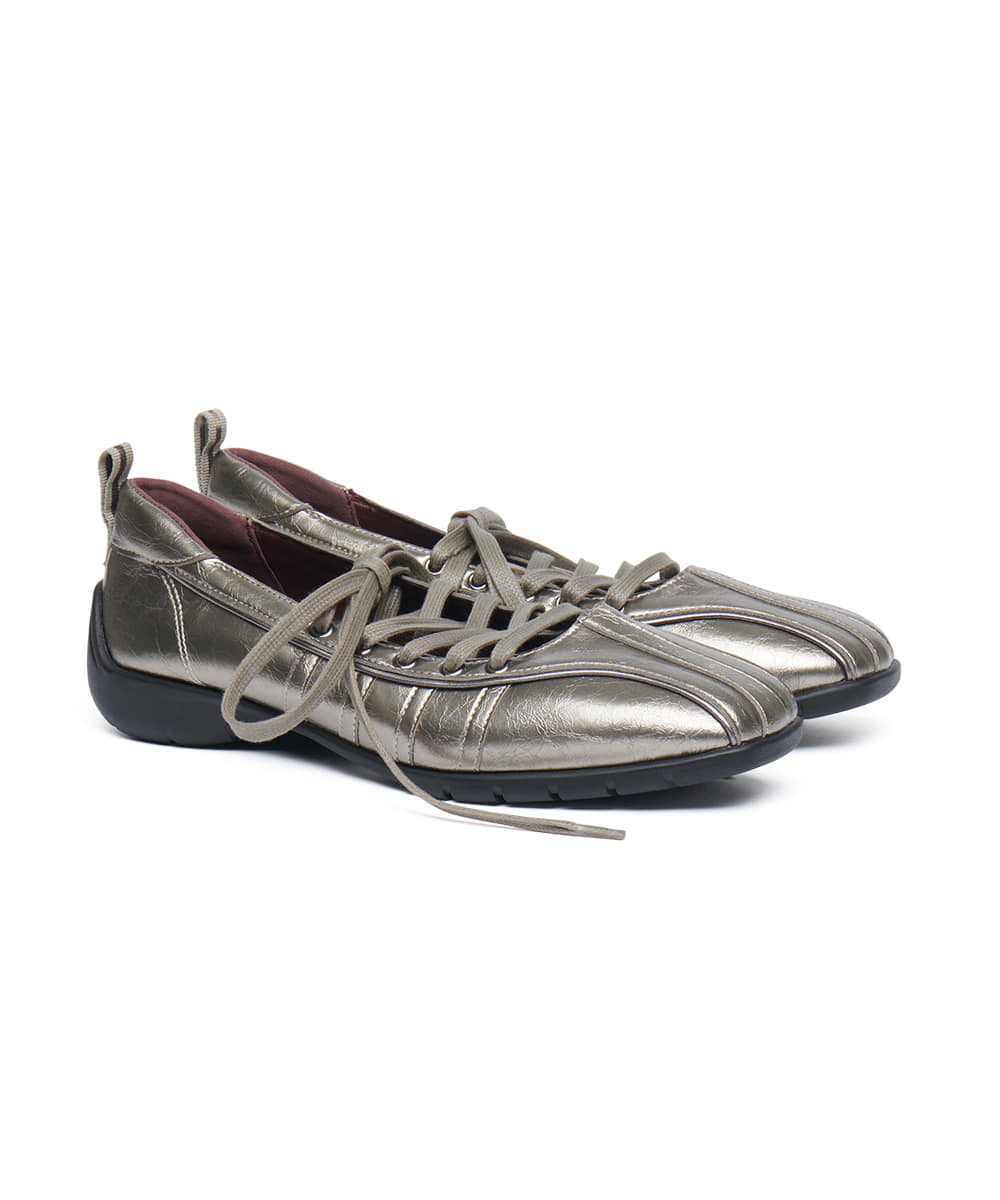ROCKFISH WEATHERWEAR BLISS LACEUP SNEAKERS V2 - DARK SILVER