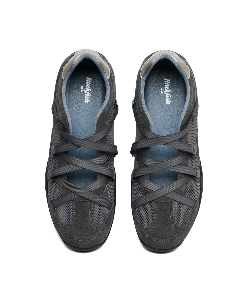 ROCKFISH WEATHERWEAR - ZANE X-STRAP SNEAKERS V2 / CHARCOAL