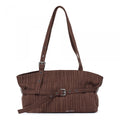 SAMO ONDOH - le belt bag M stripe brown
