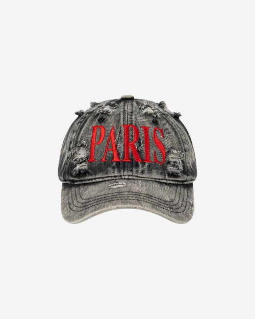 2000 ARCHIVES -  PARIS BALL CAP (BLACK DENIM)