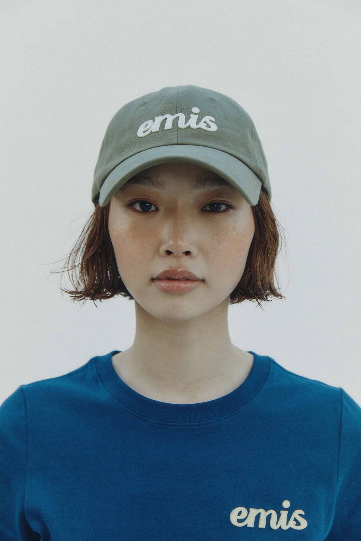 EMIS - APPLIQUE BALL CAP-KHAKI