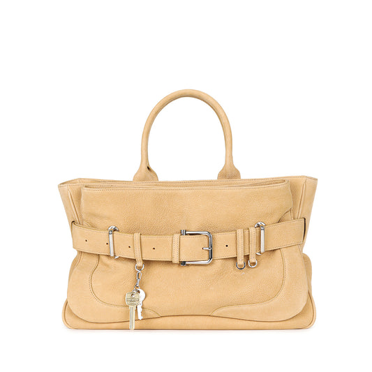 OSOI - TOTE BROCLE [NUBUCK CARAMEL]