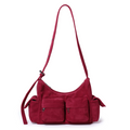 SAMO ONDOH - pocket mug bag M suede red