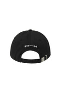 LAYERED LOGO BALL CAP-BLACK