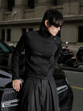 MELANCHOLY - Virelle High-Neck Jacket / Black