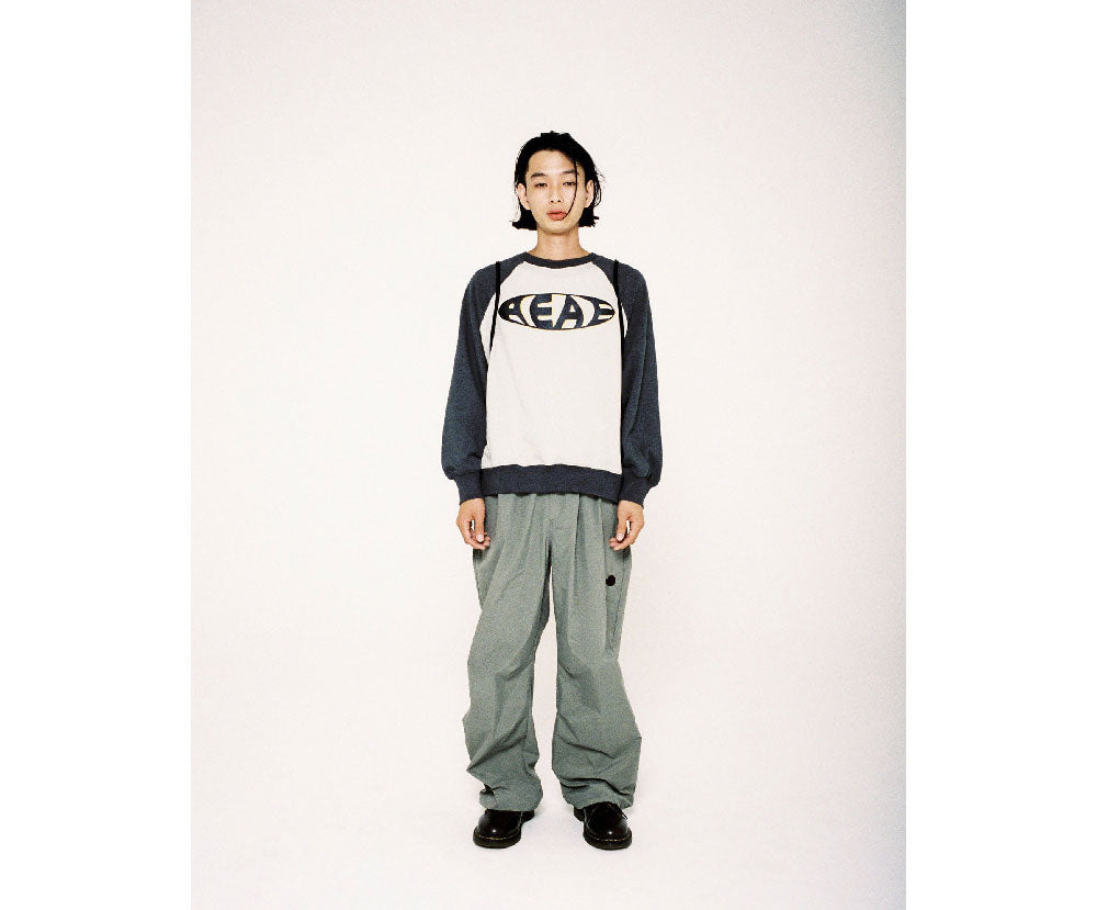 AEAE -  SYMBOL LOGO NYLON PANTS - [GREY]