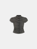 Sagittarius.A+ - Karlina Ruched Top / Grey