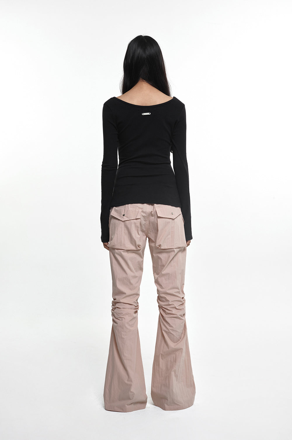 NACHE- EXPOSURE ZIP DETAIL PANTS (UNISEX) ROSE PINK