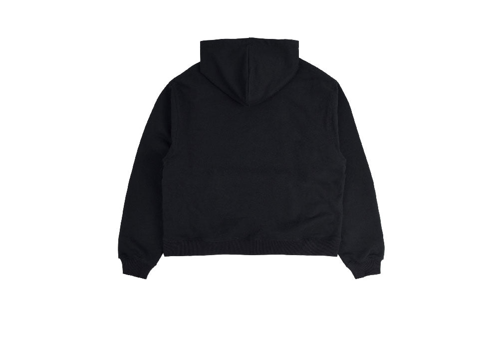 AEAE -  WEB LOGO LOOSED HOODIE - [BLACK]