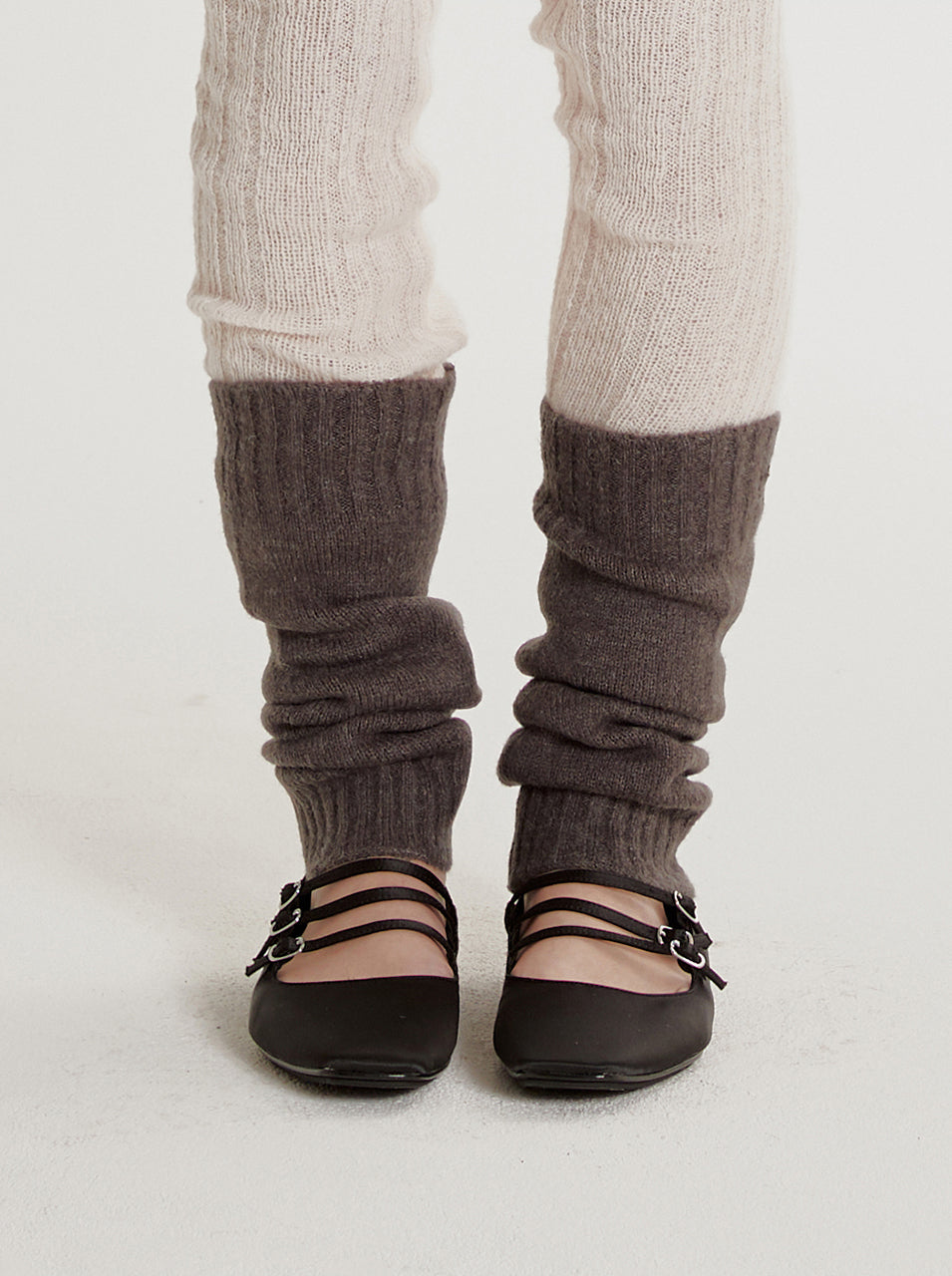 CRANK -  WOOL LEG WARMER_DARK GREY