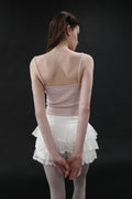 DRYROSE -  LACE RIBBON SLEEVELESS (PINK)