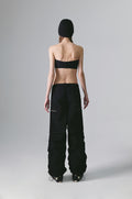 NACHE- PUCKERING JOGGER PANTS (UNISEX) BLACK