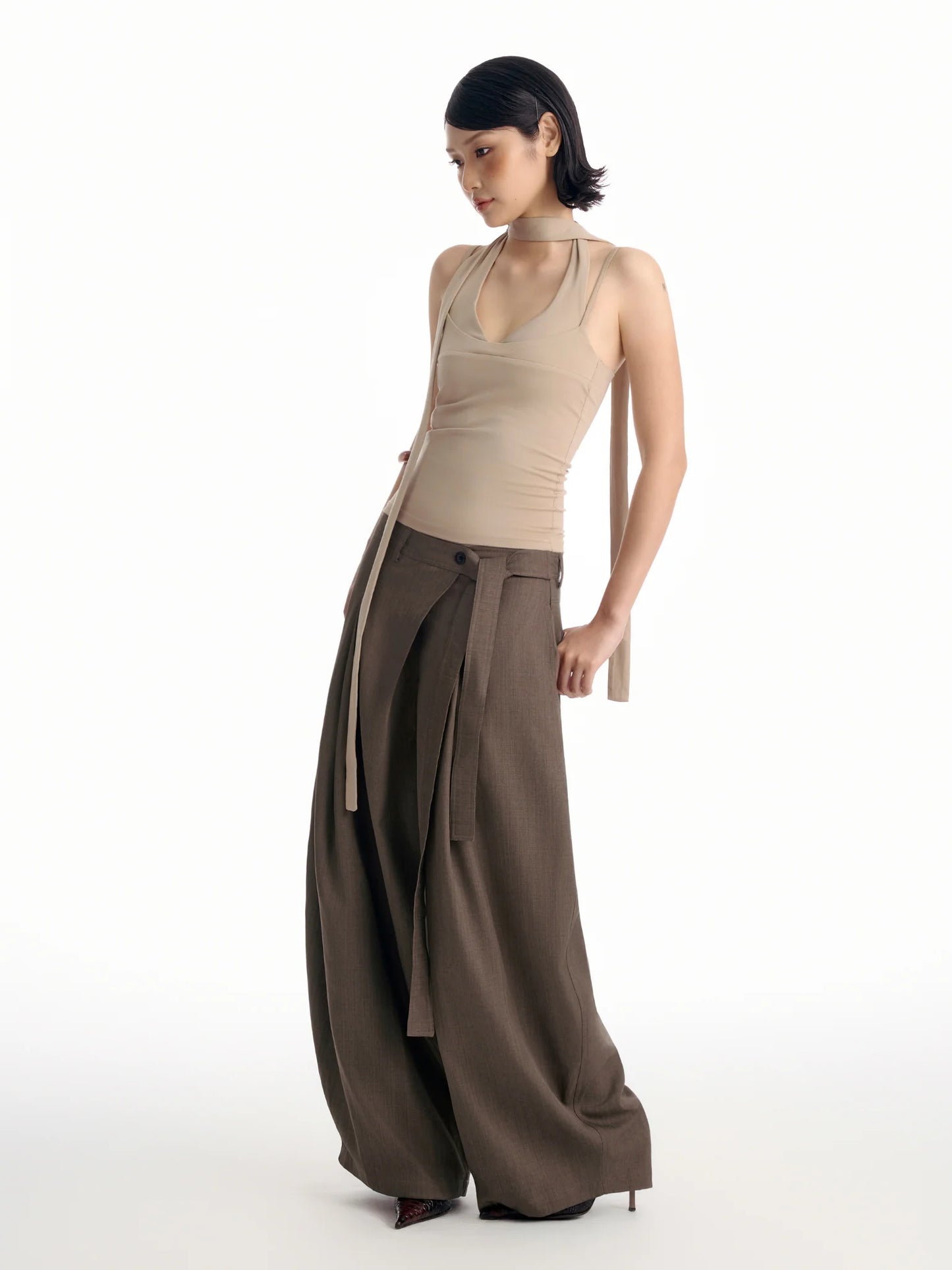 MELANCHOLY - Loren Pleat Trousers