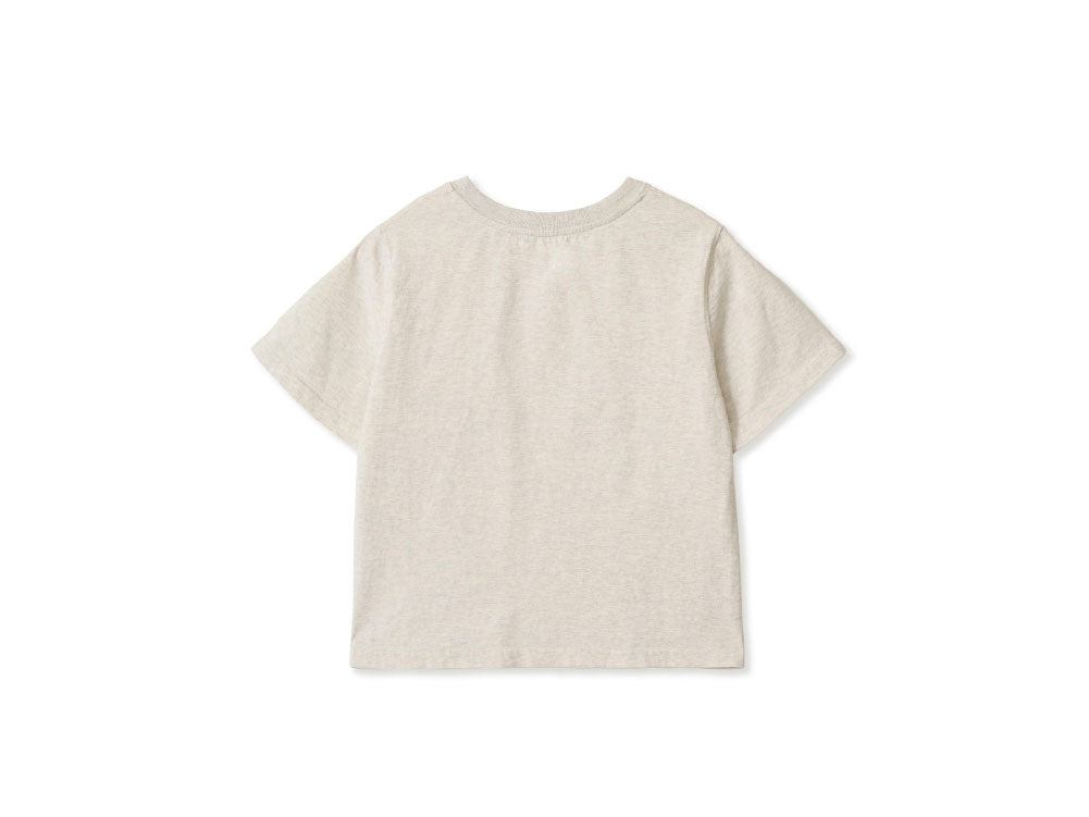 AEAE -  WEB LOGO CROP T-SHIRTS [OATMEAL]