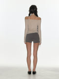 CRANK -  RIBBED MICROSHORTS_CHARCOAL