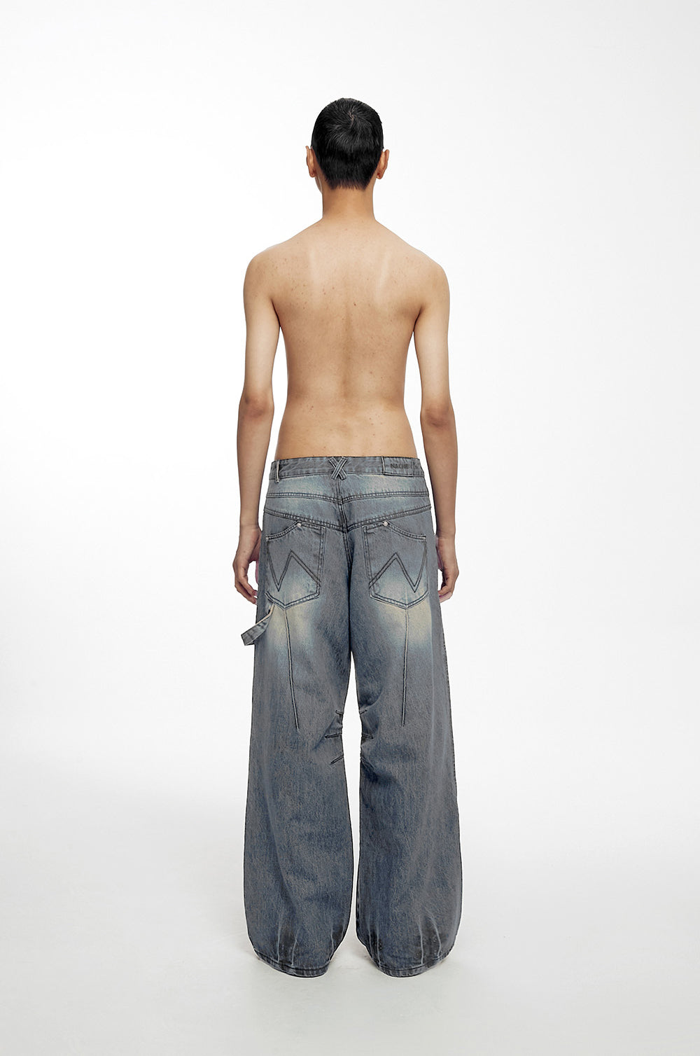 NACHE- HIGHLIGHT WASHED JEANS (UNISEX) VINTAGE BLUE