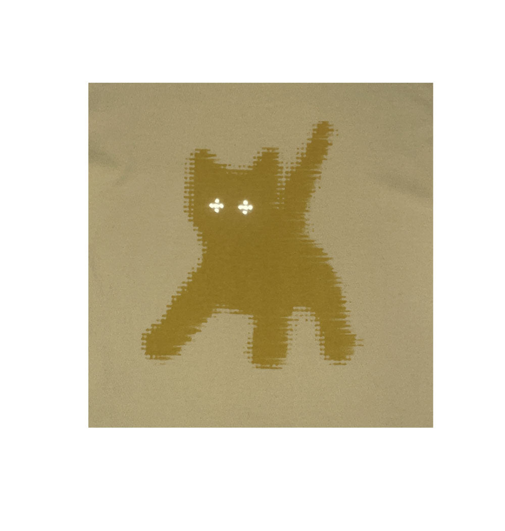 AEAE -  FLASHED CATS EYE CROP T-SHIRTS [YELLOW]