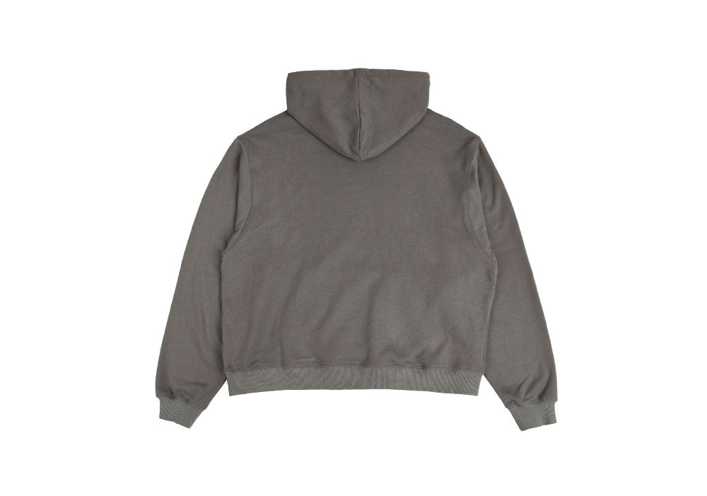 AEAE -  WEB LOGO LOOSED HOODIE - [KHAKI]