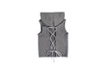 AEAE -  STRING LACE-UP VEST - [KHAKI]