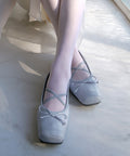 ROCKFISH WEATHERWEAR - TOE CAP BALLET FLATS / BLUE