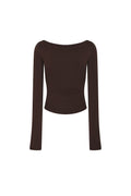 PAIN OR PLEASURE -  ORCHID TOP brown