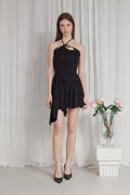 PAIN OR PLEASURE -  ORCHID TUBE DRESS black