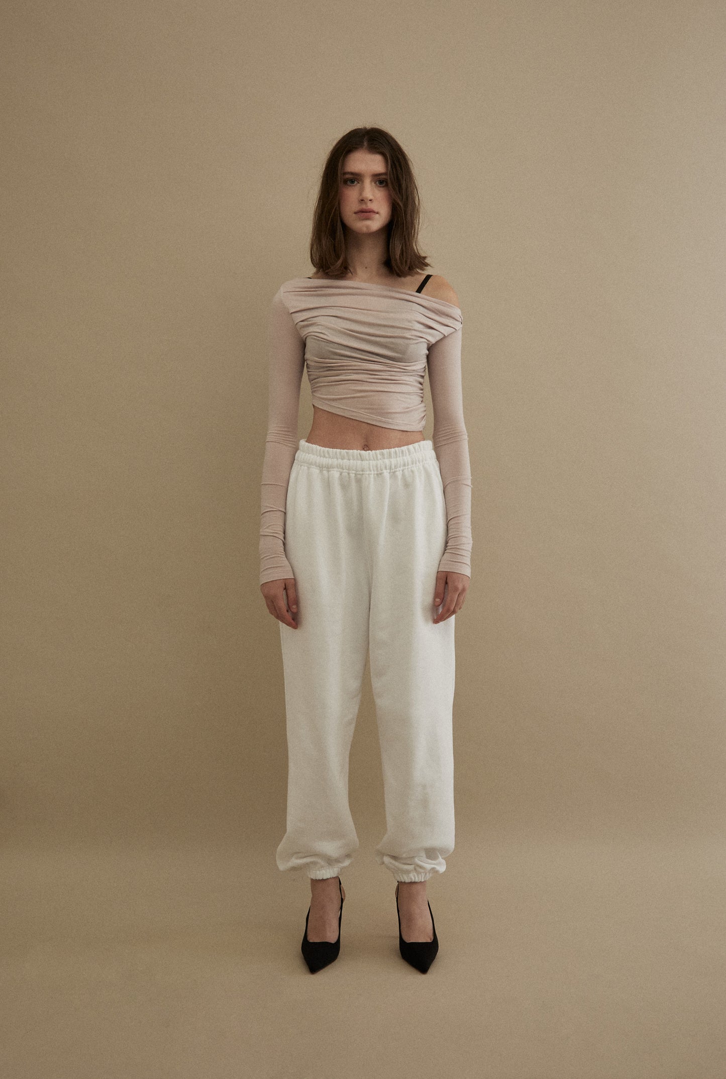 THREETIMES -  Drape top pink