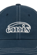 EMIS - WHITE STITCH BALL CAP-NAVY