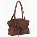 SAMO ONDOH - le belt bag L suede brown