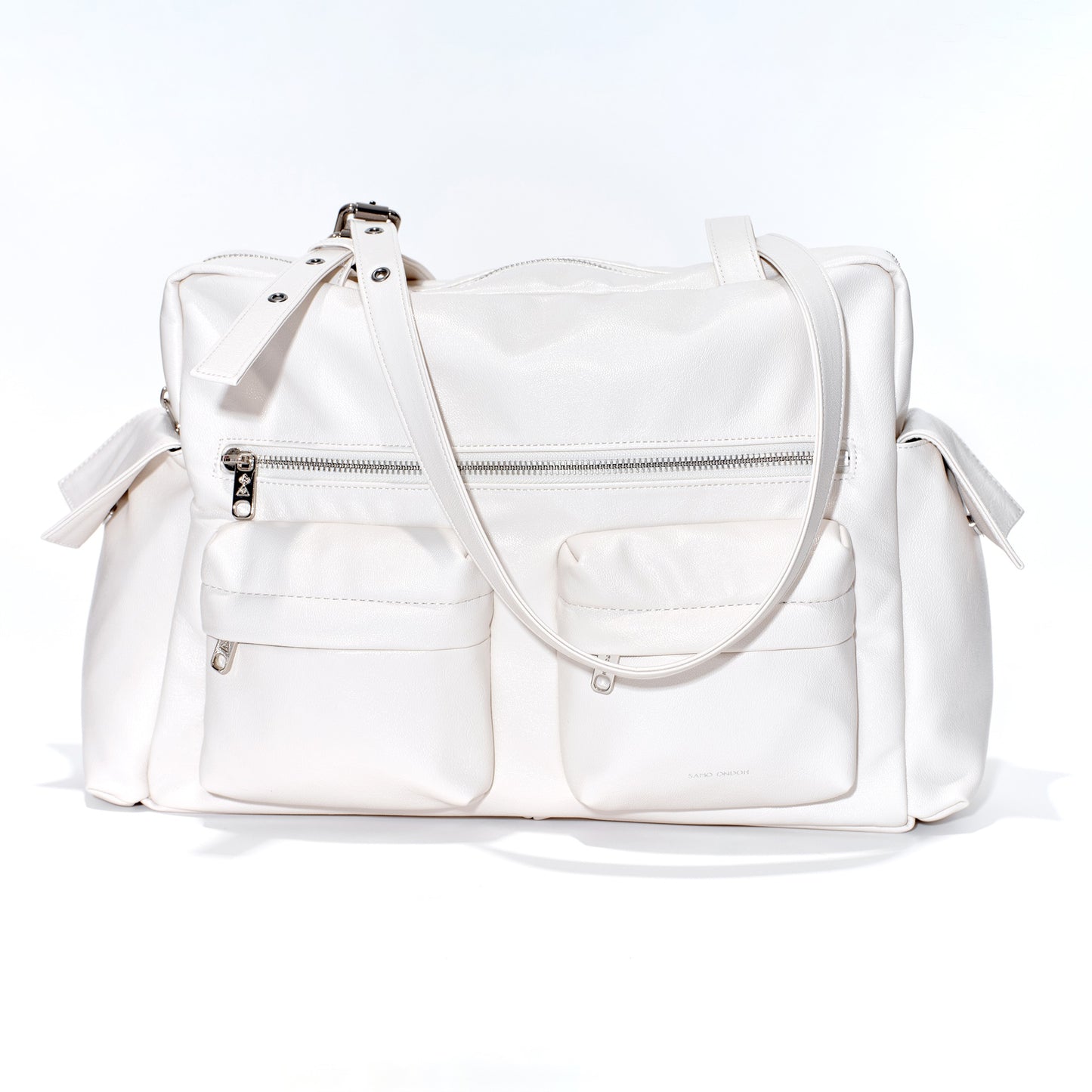 SAMO ONDOH - pocket utility bag L Goat Cream