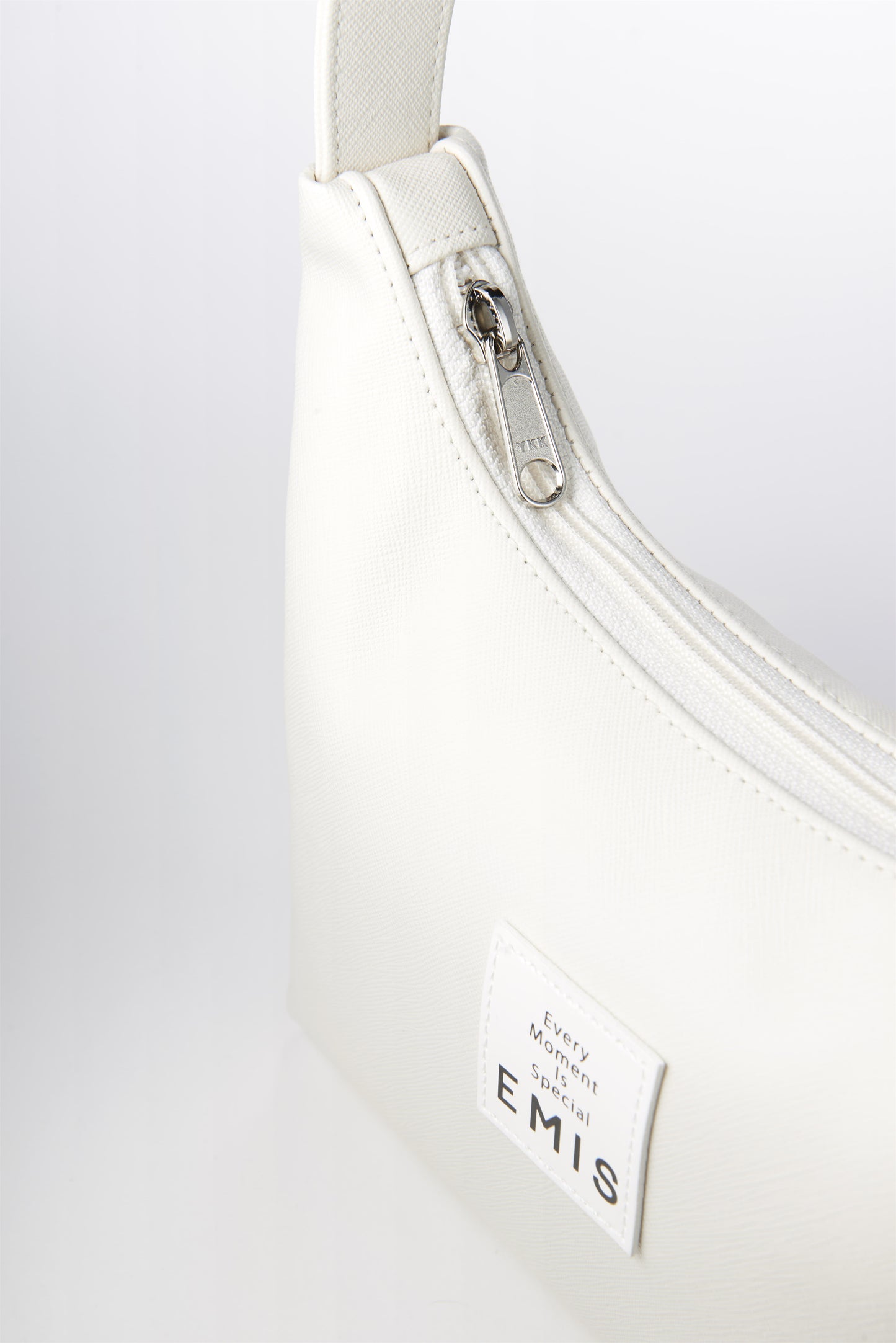 EMIS - LEATHER HOBO BAG WHITE