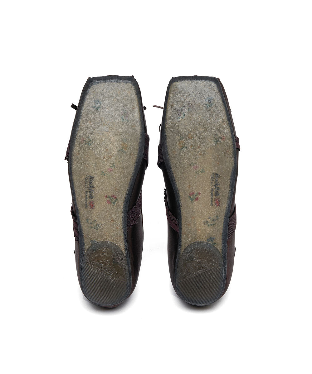 ROCKFISH WEATHERWEAR - BANDING BALLET FLATS / BROWN