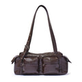 SAMO ONDOH - pocket utility bag M Goat Chocolate