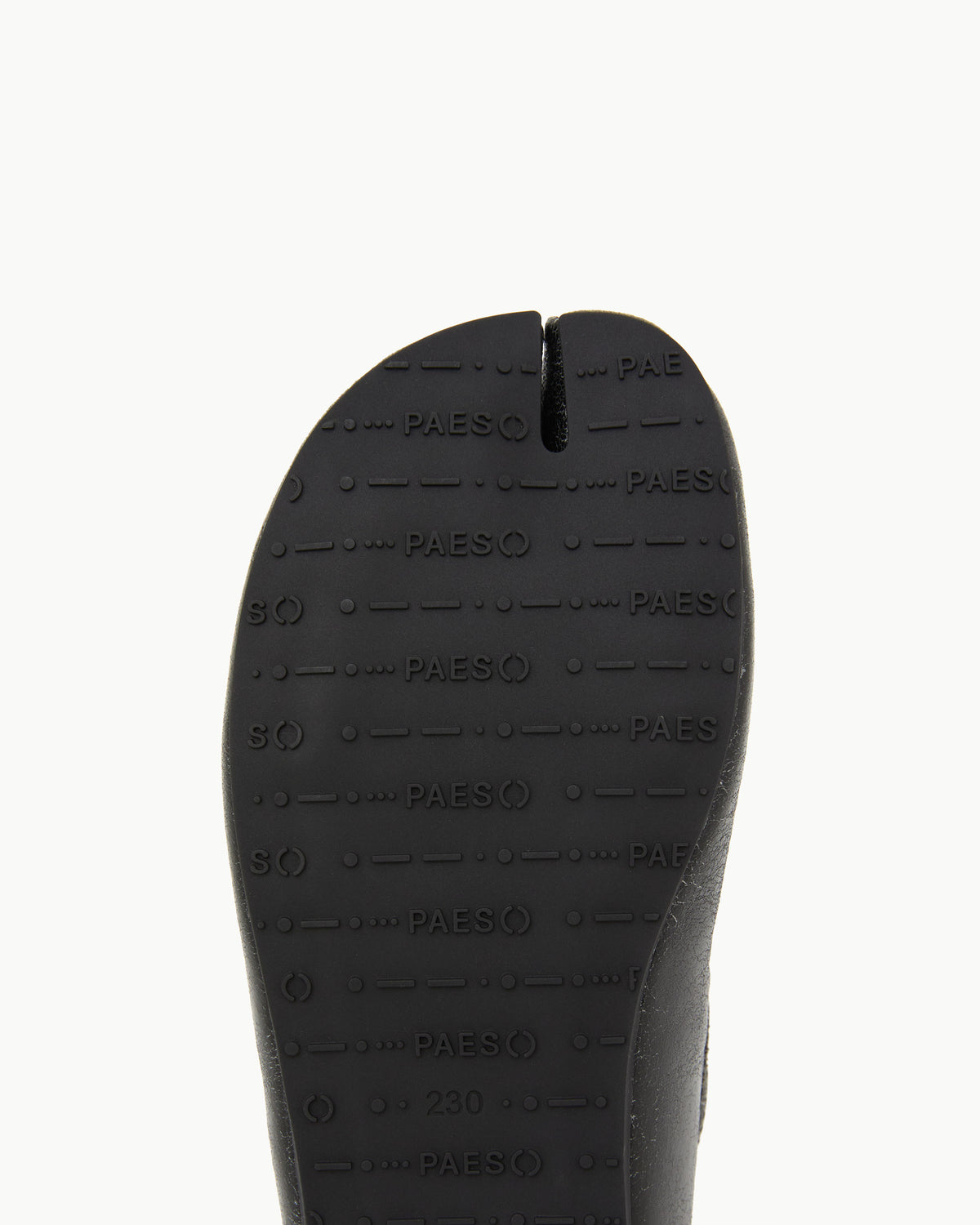 Paes - Leather String Flat / Vintage Black