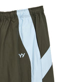 OPEN YY -  YY COLOR BLOCK PANTS, KHAKI