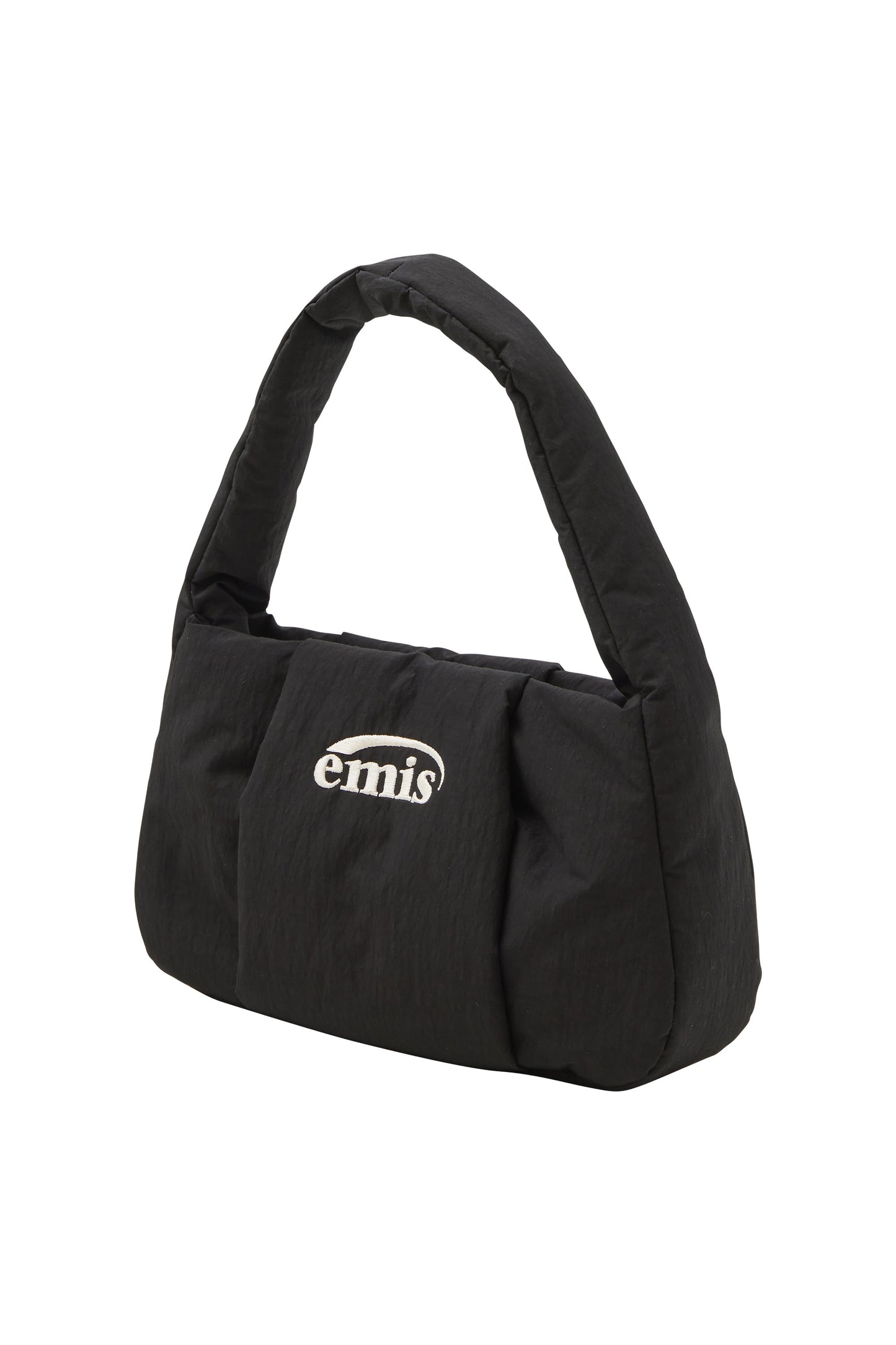 EMIS - PADDED HOBO BAG BLACK