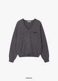 GROVE -  myles-v-neck-knit-6color