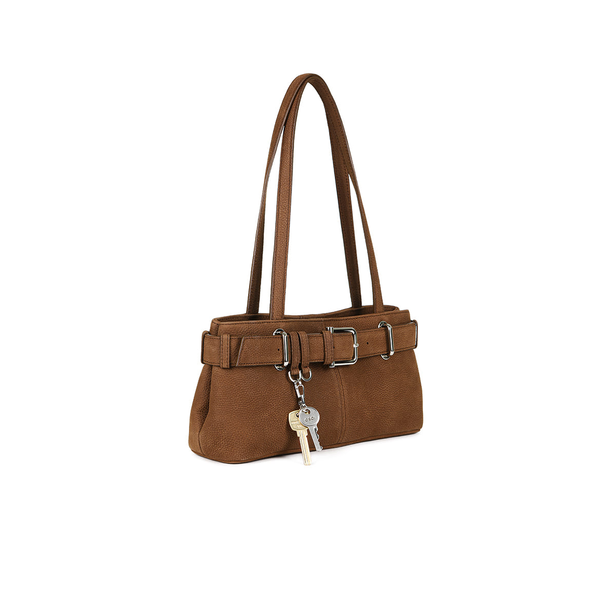OSOI - SHOULDER BROCLE MINI [NUBUCK BROWN] – KORIAH