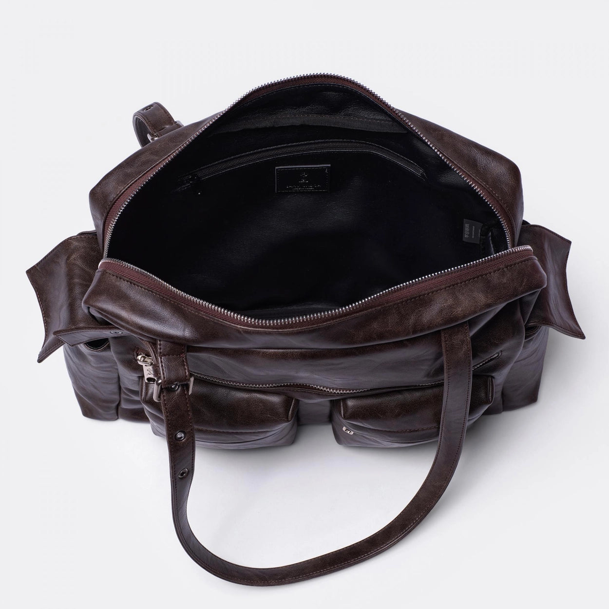 SAMO ONDOH - pocket utility bag L baked moca