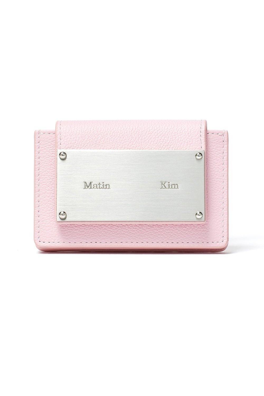 MATIN KIM - ACCORDION WALLET IN LIGHT PINK